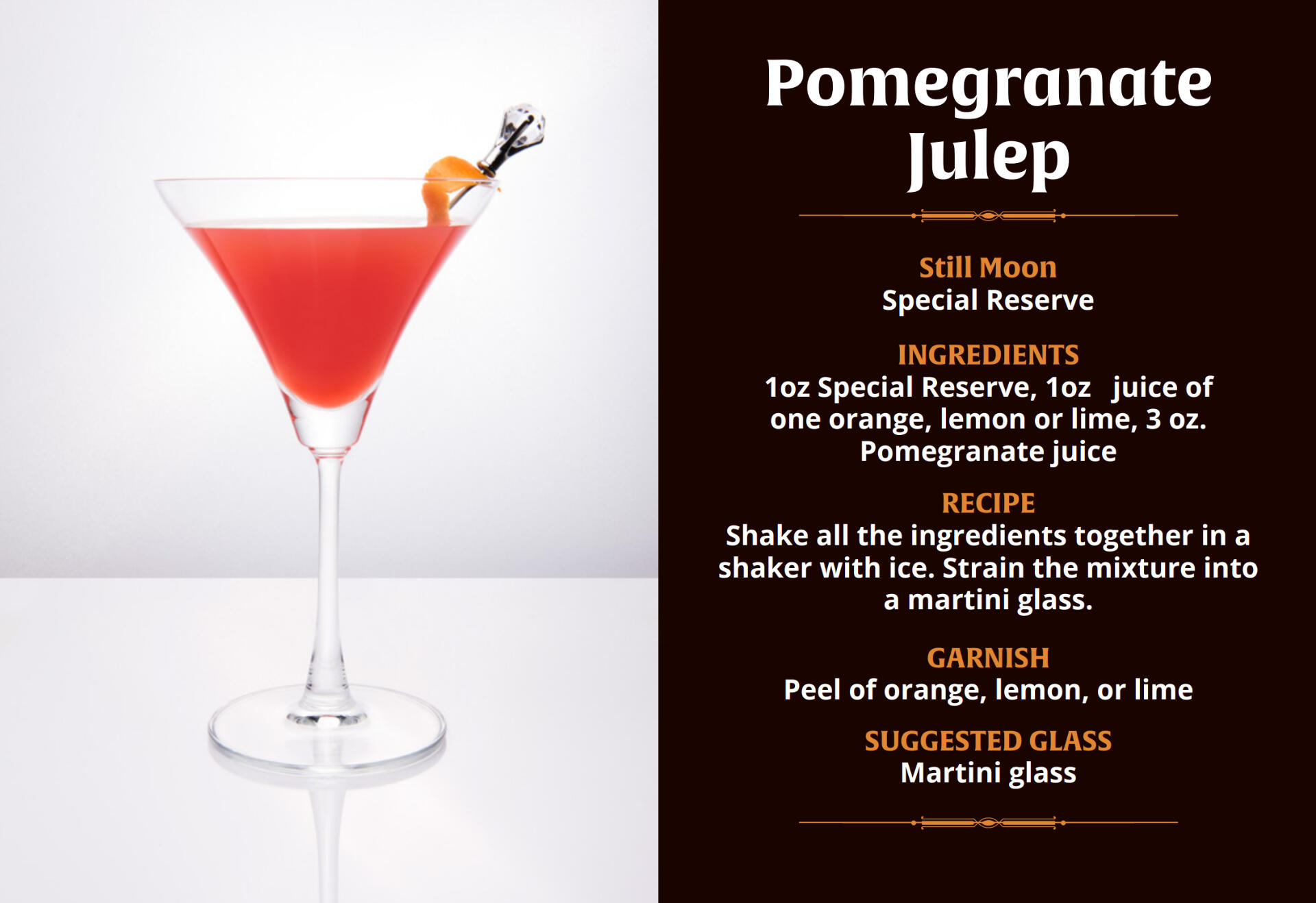 Still Moon Pomegranate Julep